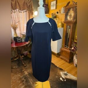 SLNY Navy Dress 12